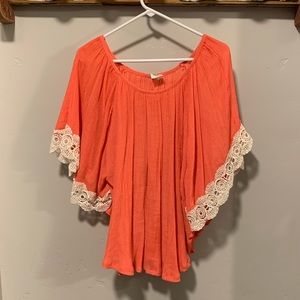 Wrangler Top with Lace Detail